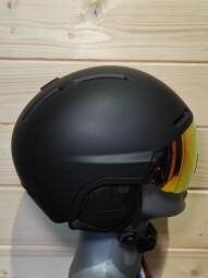 PRILBA SINNER MONTBLANC VISOR MATTE BLACK 51-54CM